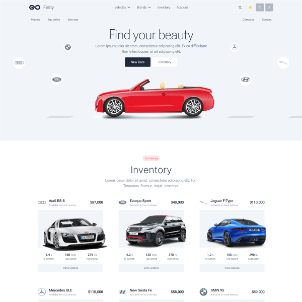 Finity by Css Ninja